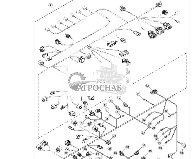 Разъемы жгута проводов шасси, с ILS™, IVT™, 50 kmh (33) - ST121677 376.jpg